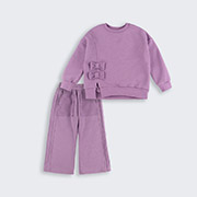 Костюм для дівчинки КС846 трикотаж-тринитка Бембі Q00-бузковий