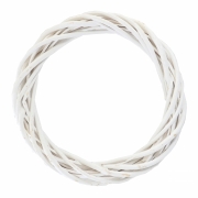 Венок ротанговый 15см YES! Fun 974262 белый