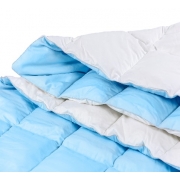 Ковдра пухова касетна Демі MirSon Valentino білий пух 100% Преміум 031