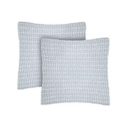 Набір із двох наволочок Паркет бязь Home Line сіро-блакитний