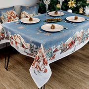 Скатертина гобеленова Блакитне сяйво Прованс