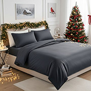Постільна білизна Ideia сатин темно-сірий