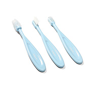 Набір зубних щіточок 3 шт BabyOno 552 блакитний