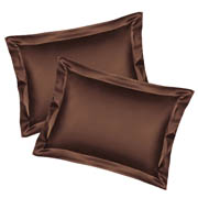 Комплект наволочок оксфордські Pagoti Minimal шоколадні
