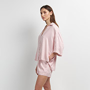 Піжама жіноча Sentiment Pink сорочка та шорти Ellen LPB 5872/01/02