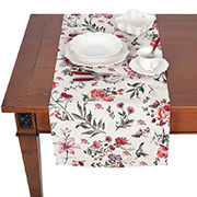 Ранер гобеленовий з тефлоновим просоченням Колібрі та квіти 40х100см Villa Grazia Premium