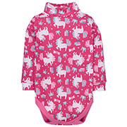 Боді для дівчинки 1415252бед рибана Татошка рожевий з принтом