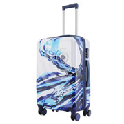 Чемодан 24 M White&Blue Print T5653-2 Semi Line DAS302330