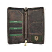 Гаманець для подорожей Visconti 728 Wing oil brown