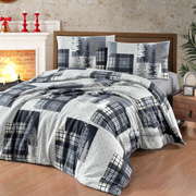 Постільна білизна Winter gray фланель First choice