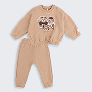 Костюм КС827 трикотаж-тринитка Бембі G00-бежевий