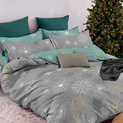 Постільна білизна Сніжинки комбі 102820 бязь-люкс Selena