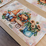 Серветка гобеленова Гарбузові гноми Прованс