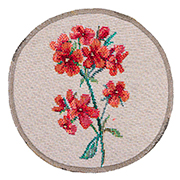 Серветка підставна під тарілку гобеленова Весняна ластівка Limaso ROUND862-10D