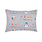 Подушка декоративна 35х50 Гноми Home Line 178511 сірий-помаранчевий