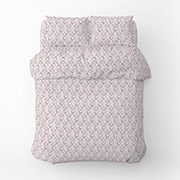 Постільна білизна Цвітіння трав фланель Home Line рожевий