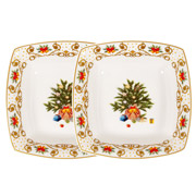 Набір порцелянових блюд 16х4.5 см 2 шт Modern classic Lefard 985-170