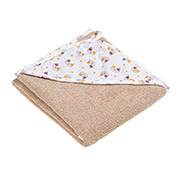 Махровий рушник-куточок Кошенята Home Line бежевий