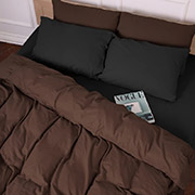 Підковдра 002-003 Black Brown фланель MirSon