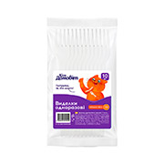 Одноразові пластикові вилки 10шт Кіт Домовіт