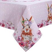 Гобеленова великодня скатертину Lefard рожева
