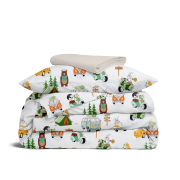 Дитяча постільна білизна в ліжечко FOREST ANIMALS CS6 Cosas зелений