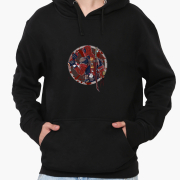 Худі чоловічий Deadpool MobiPrint 9225-1993 чорний