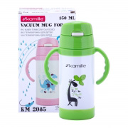 Термопляшка дитяча 350 мл Kamille 2085 зелена