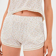 Жіночі піжамні шорти в квіточку Прованс