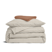 Дитяча постільна білизна в ліжечко BEIGE CHECK Cosas мигдаль
