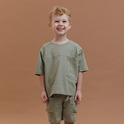 Футболка для хлопчика ФБ983 супрем Бембі V00-хакі