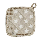 Прихватка кухонна Печворк беж Господиня Прованс