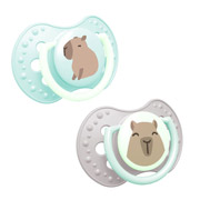 Пустушка силіконова динамічна 0-6 міс 2 шт CapiChill Lovi 22/932boy блакитна