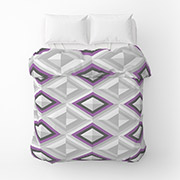 Підковдра Калейдоскоп бязь Home Line сіро-фіолетовий - Фото №2