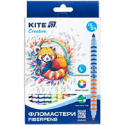 Фломастери двосторонні 12 кольорів Creative Kite K-1151