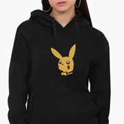 Худі жіночий Пікачу MobiPrint 8921-2076 чорний
