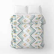 Підковдра Захопленість бязь Home Line бежево-бірюзовий