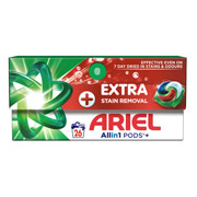 Капсули для прання 26 шт Pods All-in-1 Extra Stain Removal Екстрасилу виведення плям Ariel 8700216765305