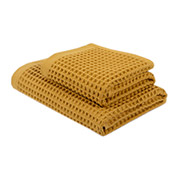 Рушник вафельний Waffle mustard Lotus Home гірчичний