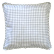 Наволочка декоративна Прованс Bella Сіра клітинка