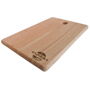 Дошка прямокутна 18х27 бук з отвором mz323186 MAZHURA