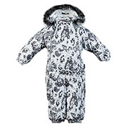 Дитячий зимовий термокомбінезон REGGIE 1 Huppa 36020130 сірий принт