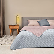 Покривало стьобане двостороннє Silhouette Ideia м'ята