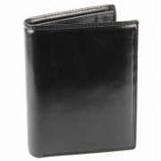 Чоловічий шкіряний гаманець Visconti MZ-3 Milan black