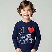 Лонгслів для хлопчика 0701365лей кулір Татошка синій