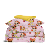 Дитяча постільна білизна в ліжечко LOL CS13 Cosas червоний