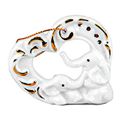 Фігурки декоративна порцелянова Слоненя 5см Lefard 149-1021 