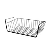 Полиця-кошик навісний 43х25.5х13.5 см Raum Ringel RG-005b чорна