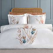 Постільна білизна Bohem Beyaz сатин з вишивкою Dantela Vita