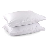 Набір із 2 сатинових наволочок Руно білий